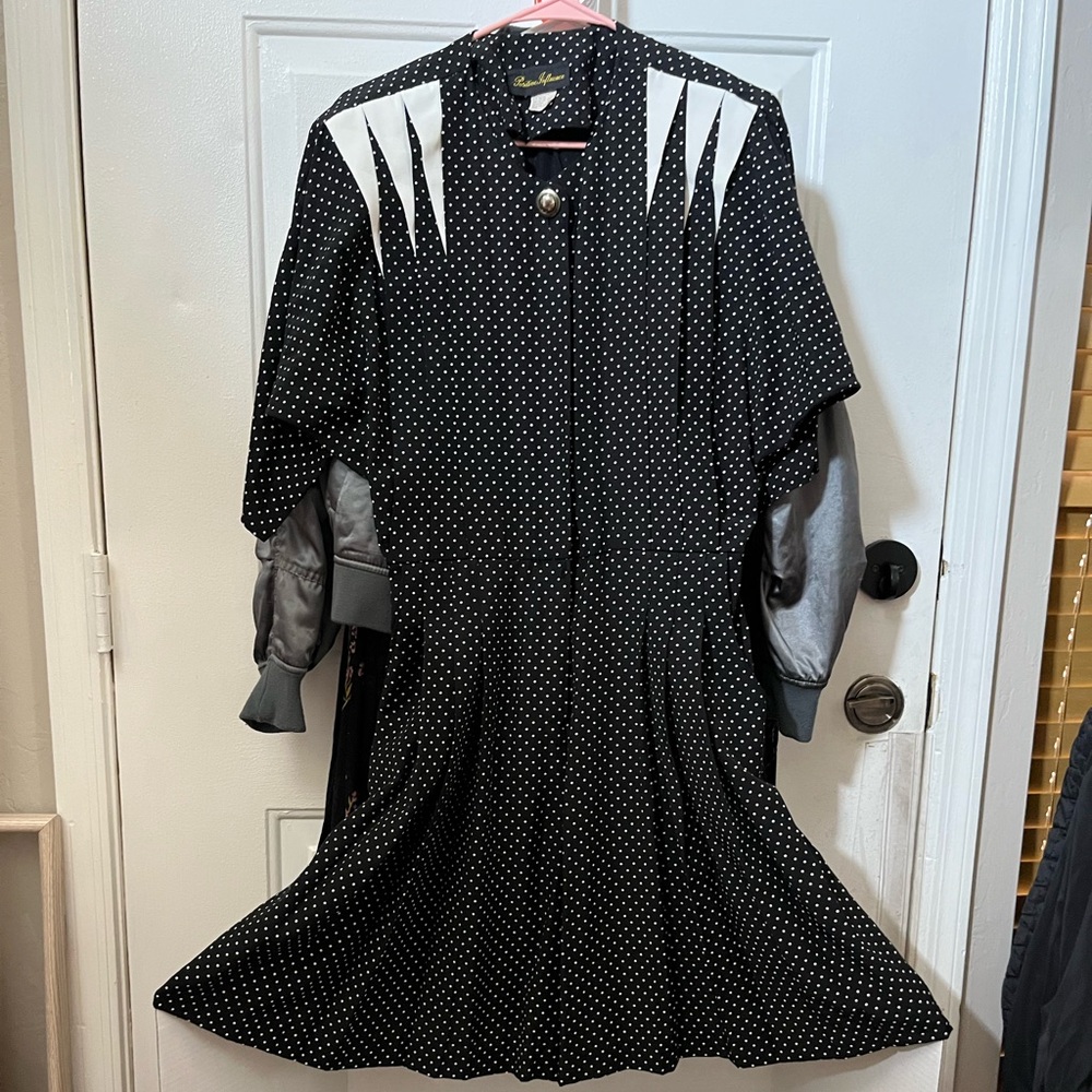 Positive Influence black polka dot romper